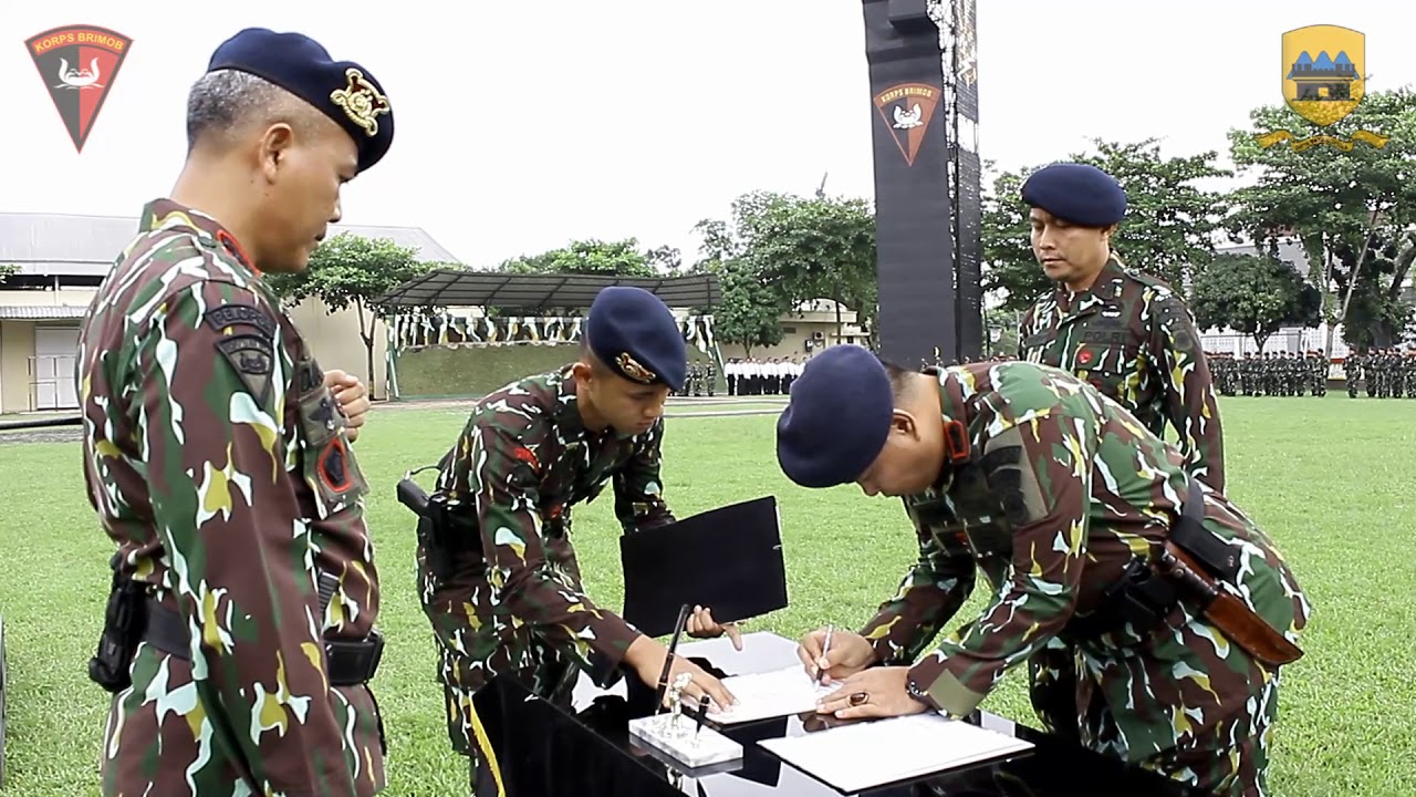 UPACARA SERTIJAB WADANSAT BRIMOB POLDA SUMUT 2018