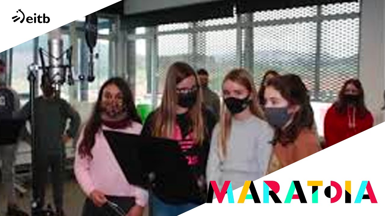 Elorrio Institutuko DBH1eko ikasleek EITB Maratoiko abestiaren bertsioa egin dute
