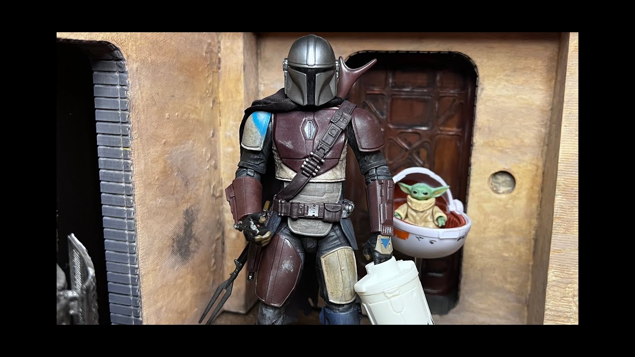 Star Wars Black Series CUSTOM Mandalorian S1 Din Djarin (KITBASH) - Craft3D Creations EP:32