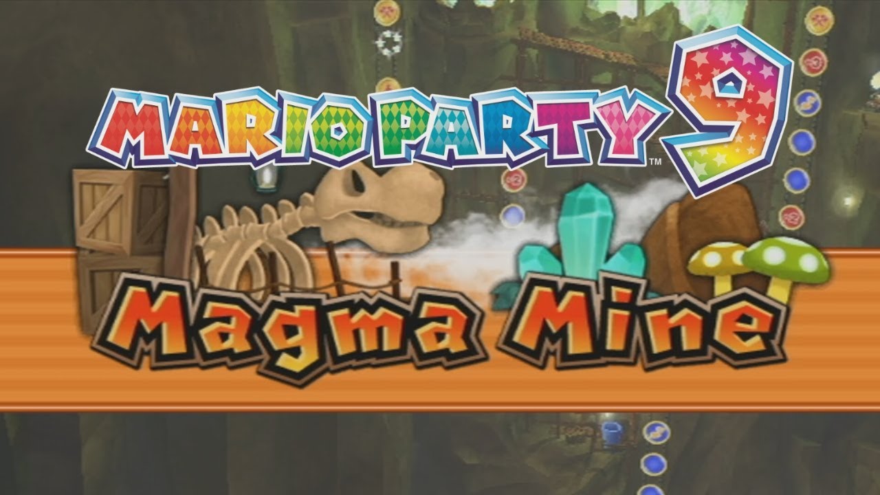 Mario Party 9 Party Mode - Magma Mine