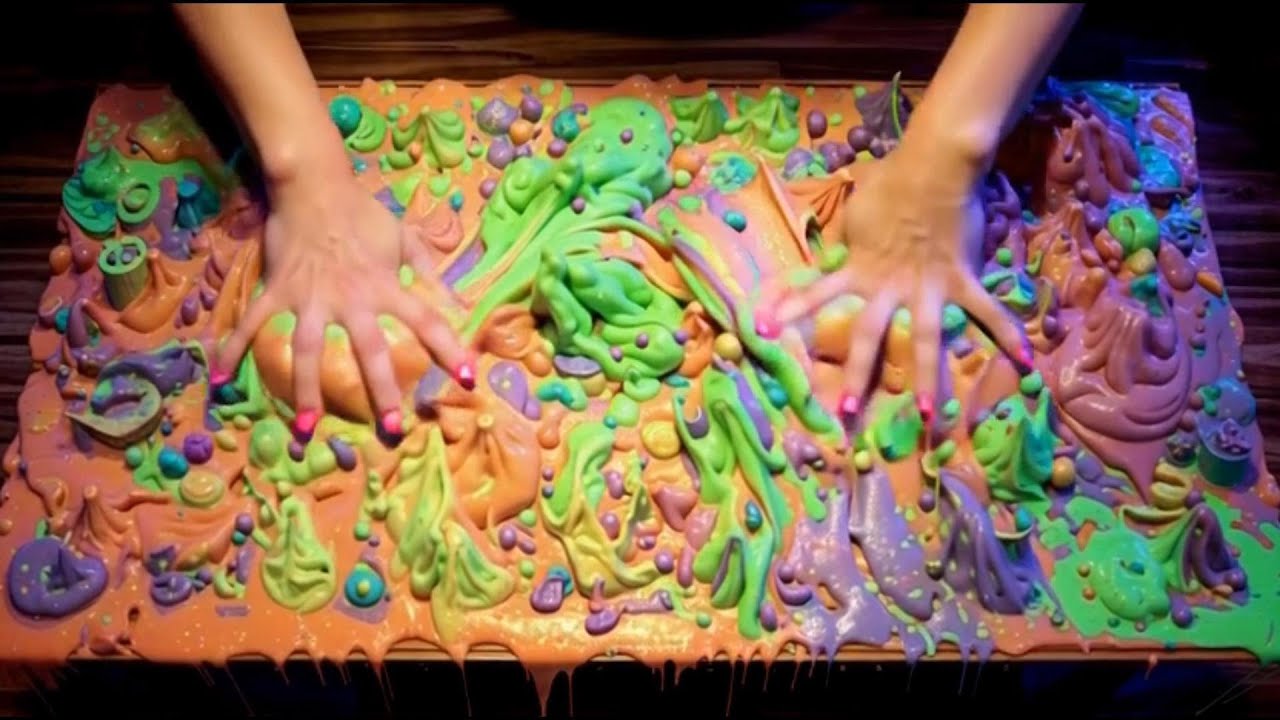 ASMR Slime Relax: 50 Minutes of Soft Sounds for Sleep and Relaxation.