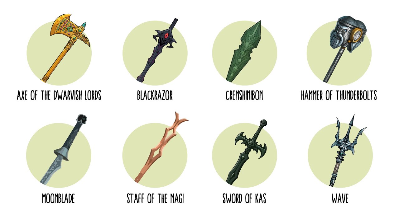 Every OP Artifact Weapon In Forgotten Realms Explained in 15 Minutes