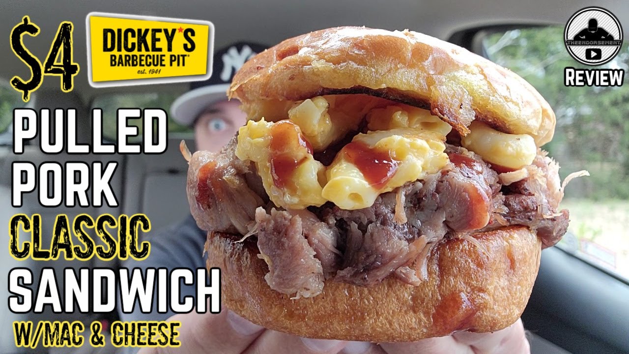 Dickey's Barbecue Pit&reg; Pulled Pork Mac & Cheese Sandwich Review! 🔥🐖🧀🥪 | theendorsement