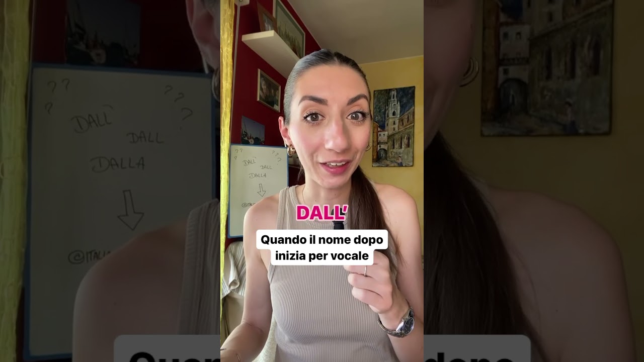 DAL - DALL&rsquo; - DALLA ?🇮🇹 #italianteacher #italiano #italiantutor #neiperte