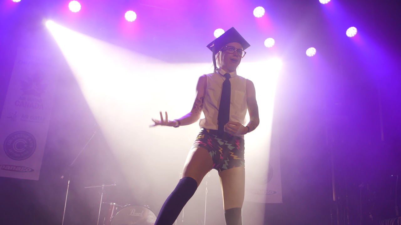 Dana-Saurus Rex 2018 Air Guitar Canada Champion