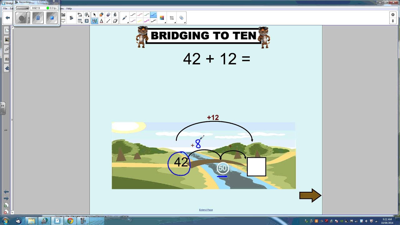 Bridging to 10 - Addition