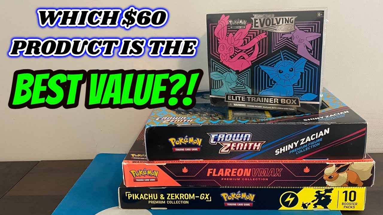 I opened 4x $60 Pokemon TCG boxes to see which is the BEST VALUE!! (pokemon card opening)