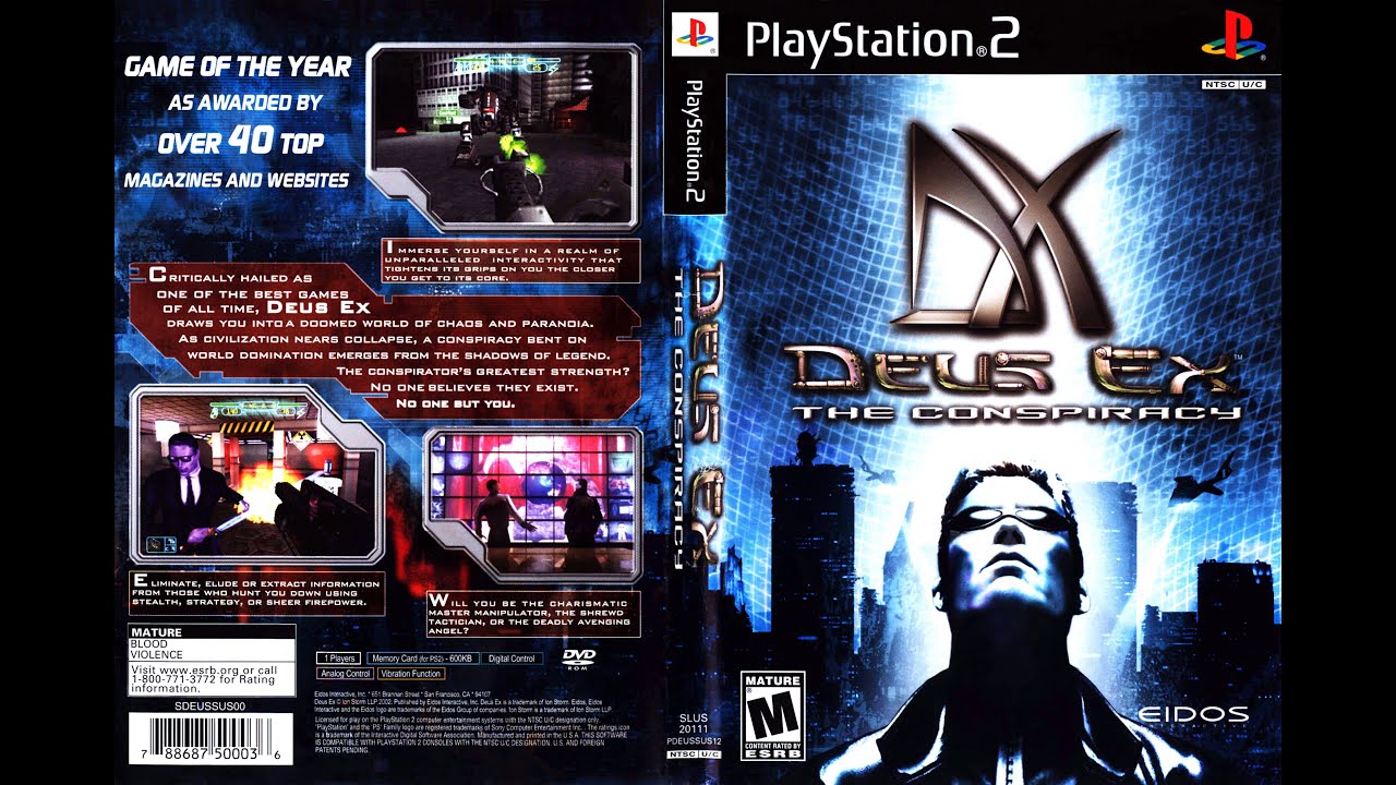 Deus Ex [1/2] | PS2 version | 1440p | Longplay Full Game Walkthrough No Commentary
