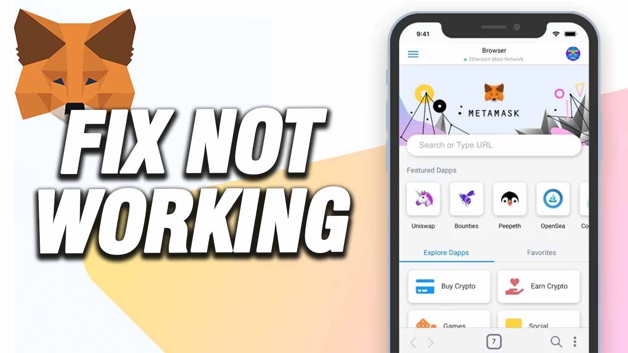 How To MetaMask App Not Working | Working