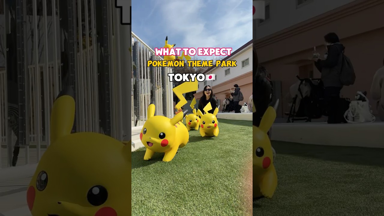 Новый тематический парк Pok&eacute;mon в Токио, Япония 🇯🇵 #pokepark #pokemon