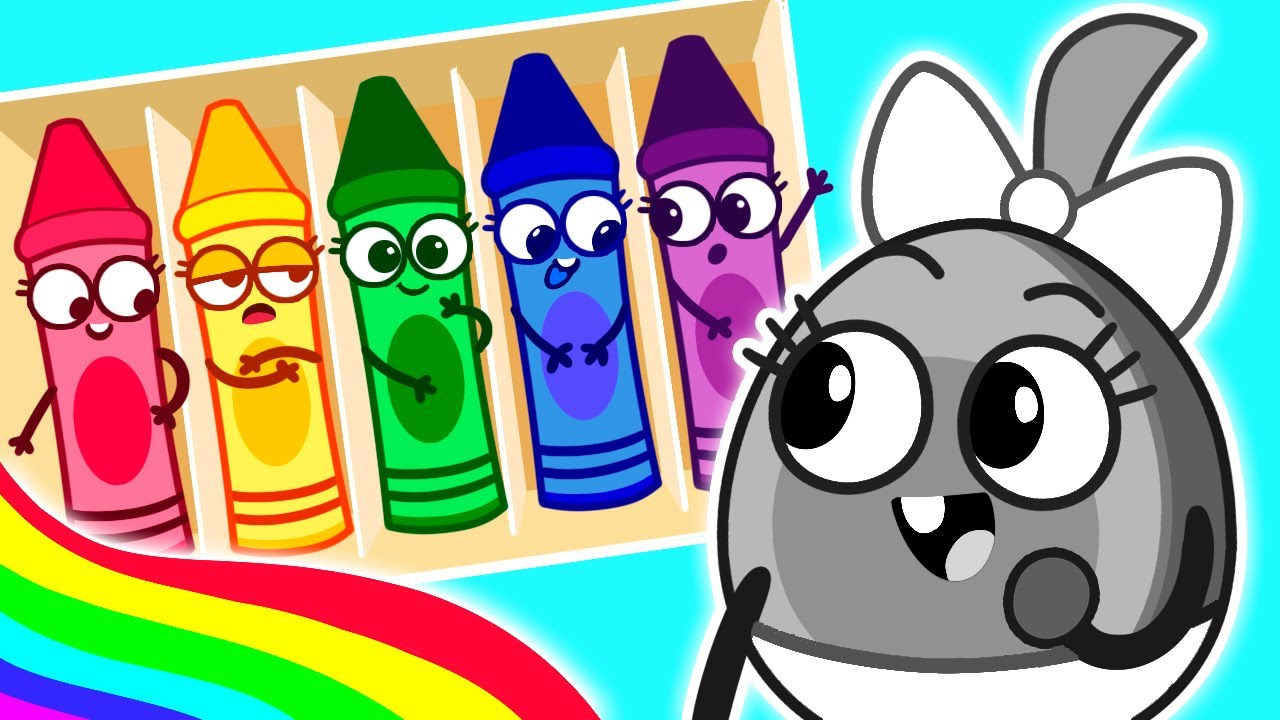 Funny Drawing Pencils ✨🐣 Five Little Funny Penсils and More Color Cartoons 🥑