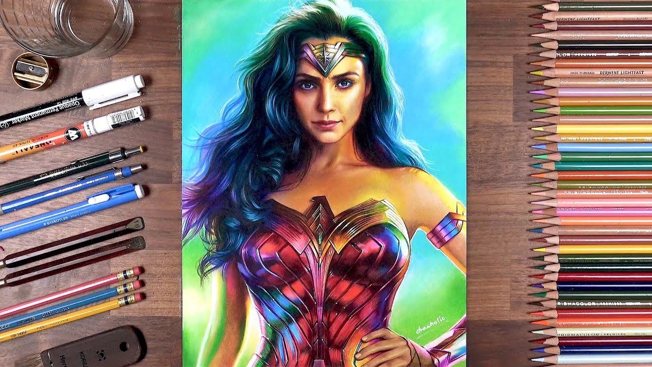 Drawing Wonder Woman 1984 | drawholic