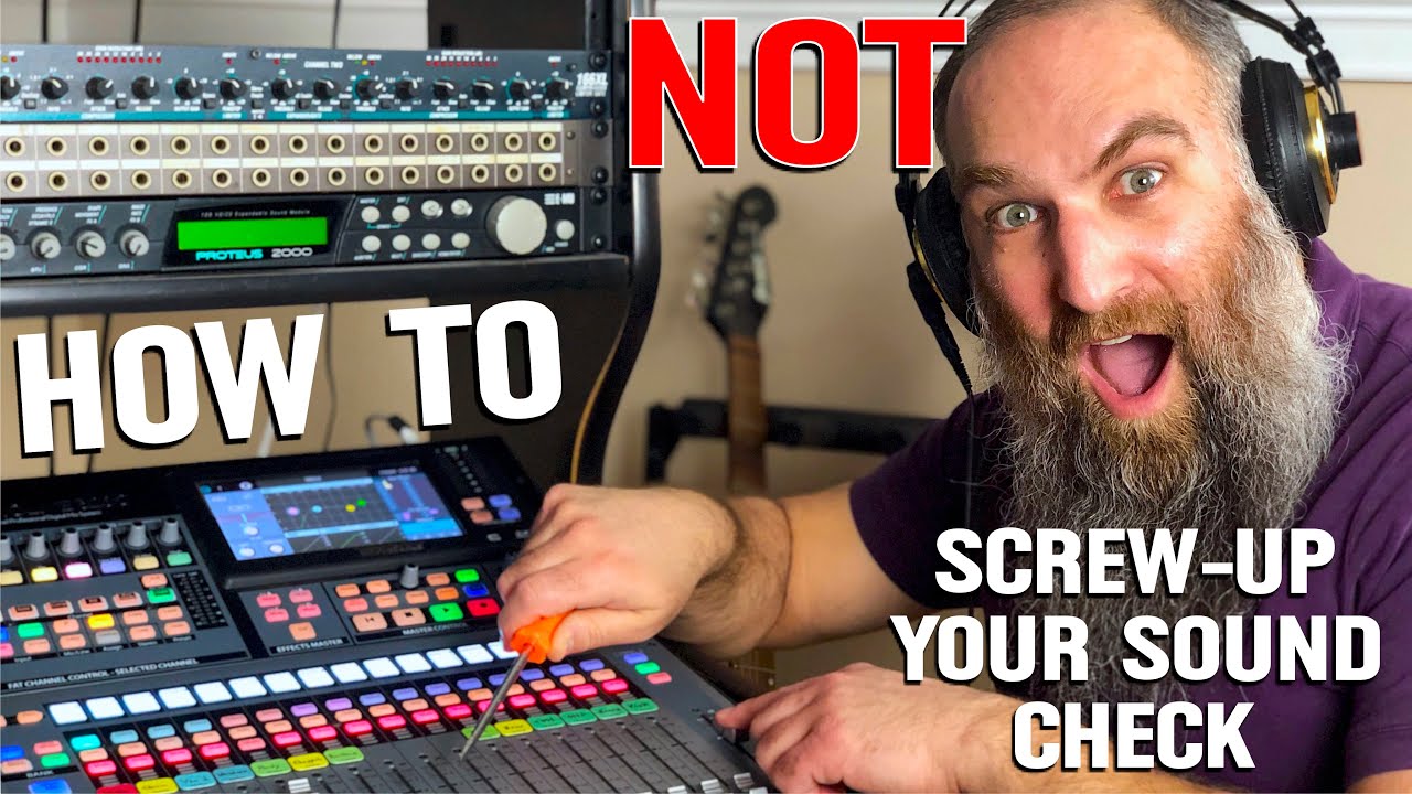 How to NOT Screw Up your Sound Check - Shir Soul Sound