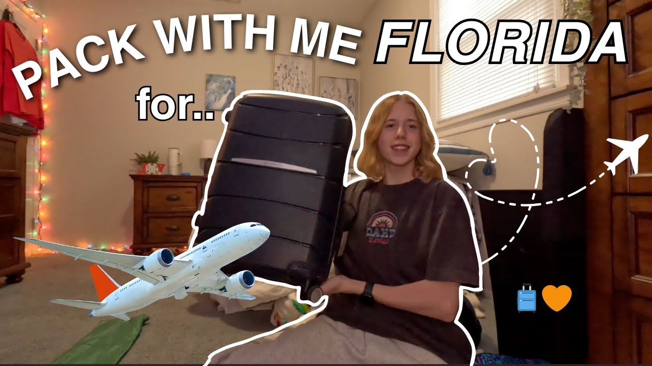 PACK WITH ME for FLORIDA