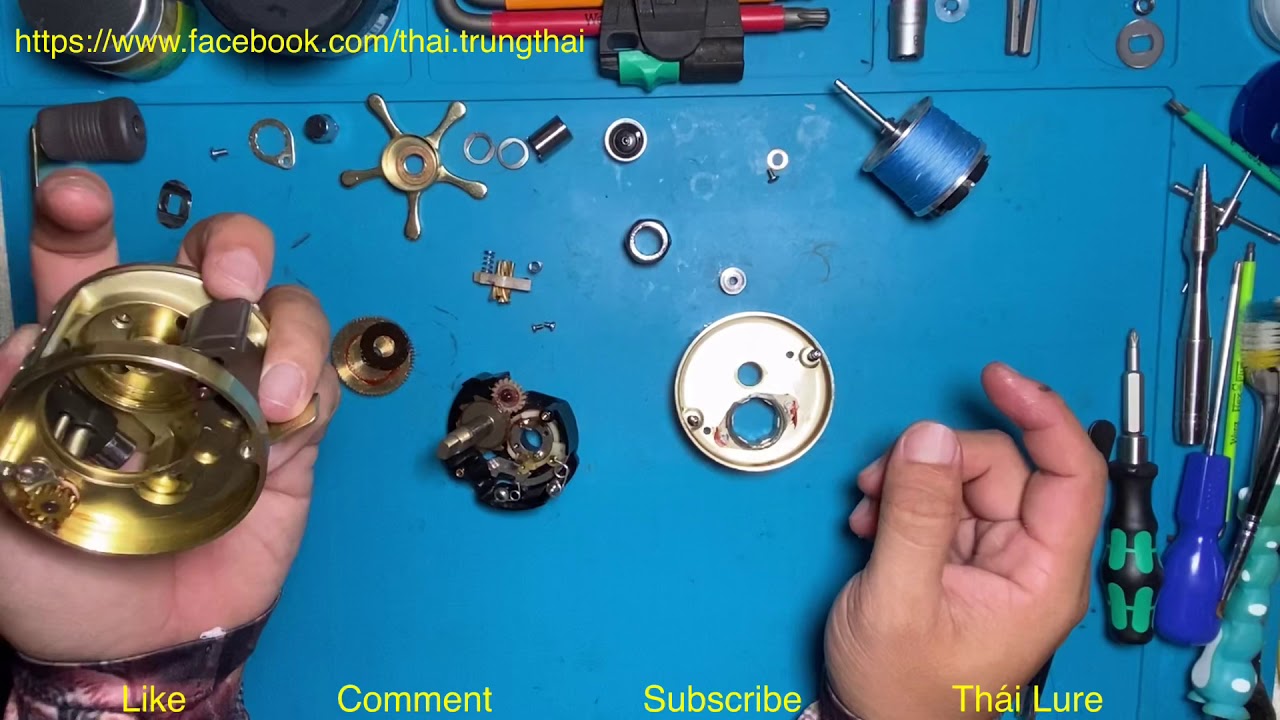 Vệ sinh bảo dưỡng SHIMANO CALCUTTA 100XT