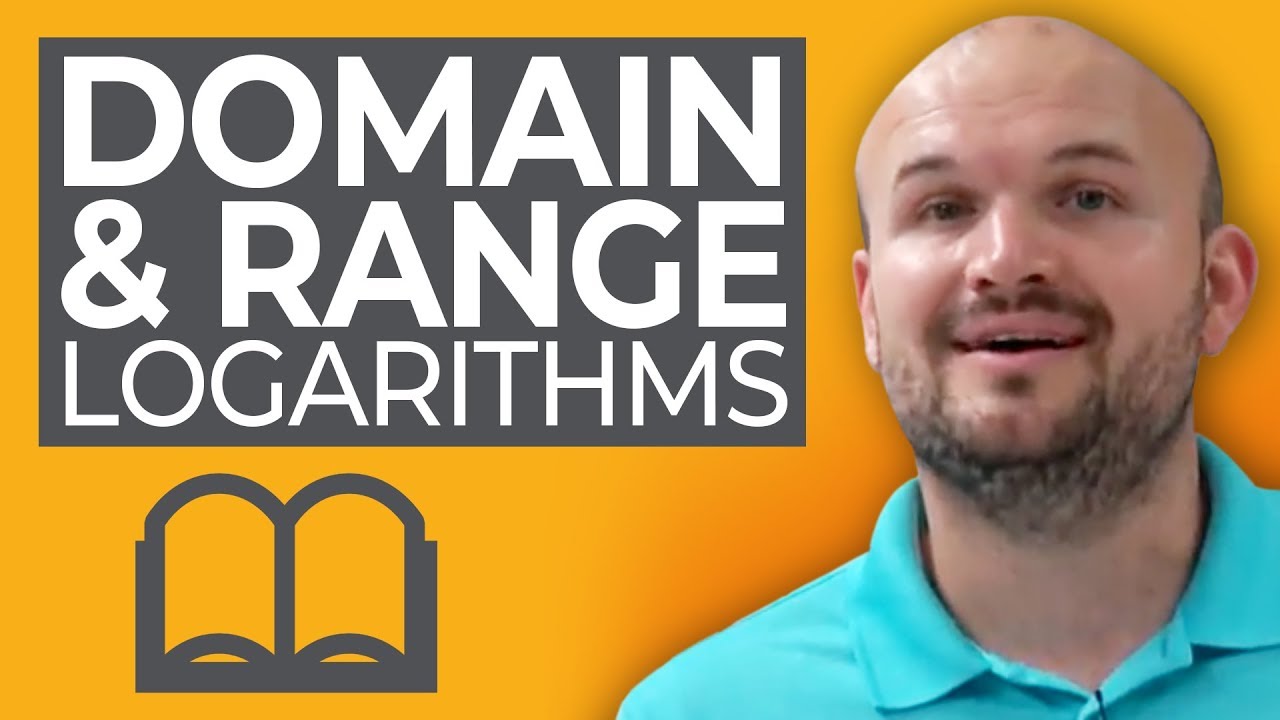 How to determine the domain and range of a logarithmic graph