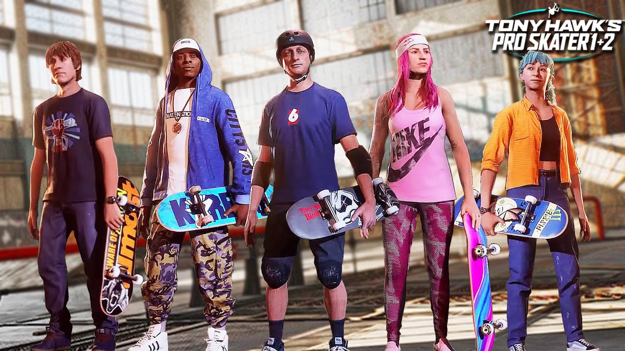 Ремейк Tony Hawk's Pro Skater 1 и 2 — все персонажи объяснены!