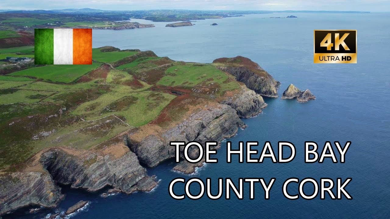 Toe Head Bay, County Cork, Ireland - 4K DJI mini 2 Drone Footage