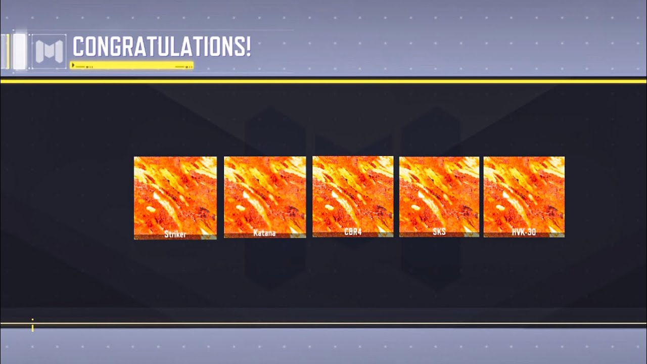 Unlocking The 'Blistering Magma' Camo in Codm Tournament Mode Part 2