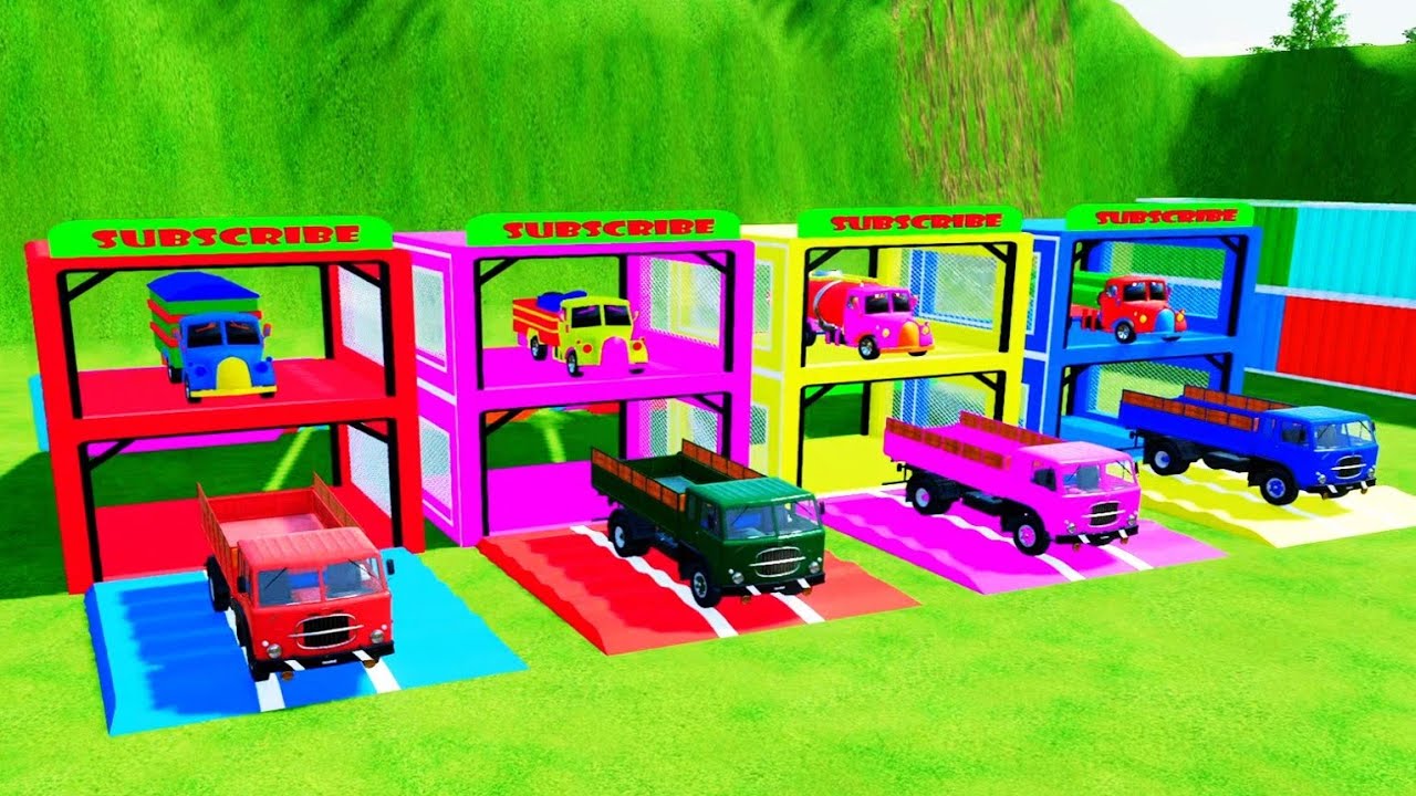 Live✅( LIVE )🛑TRANSPORTING ALL TRUCK, POLICE & MILK TANK TRUCKS TO CENTRAL GARAGE – FS22