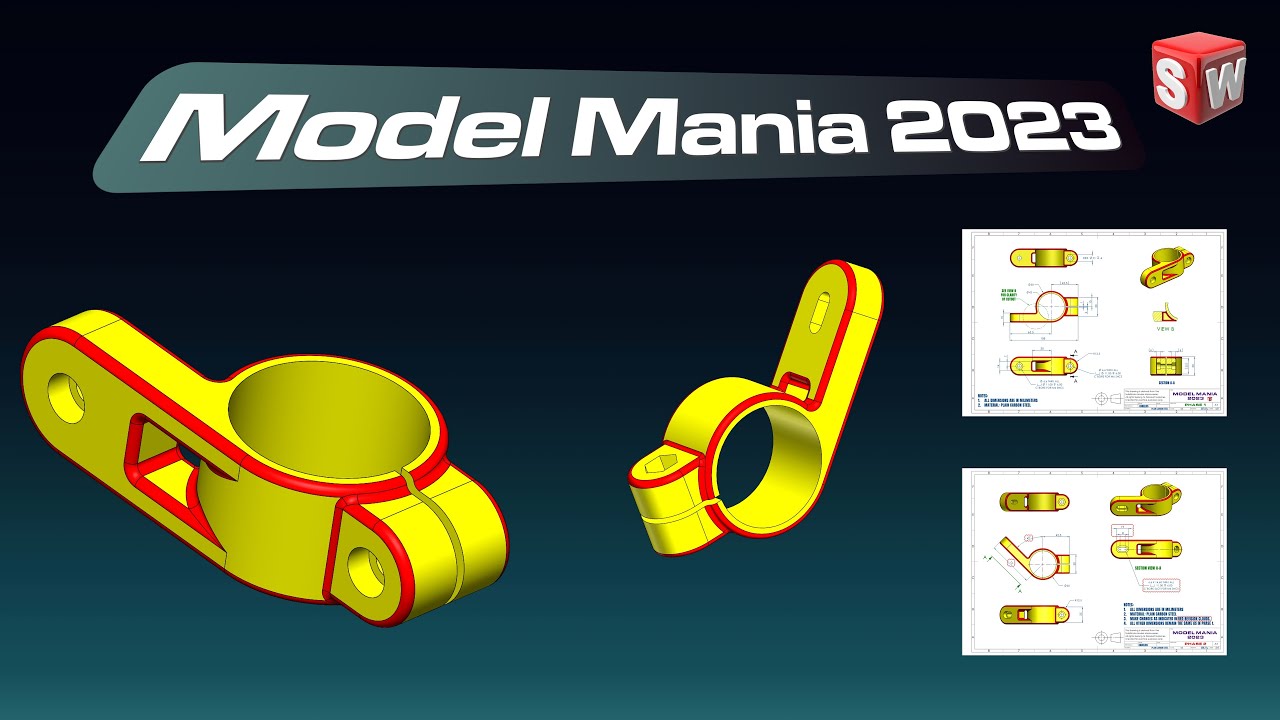 SolidWorks Model Mania 2023 | Remastered Tutorial