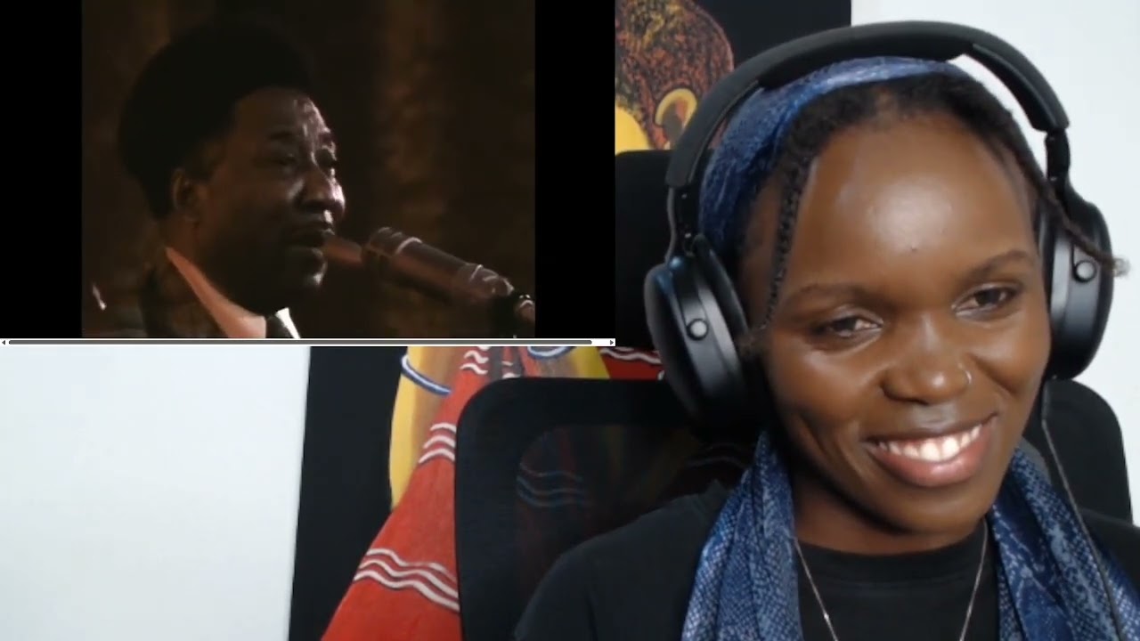 African Girl First Time Hearing Reaction to Muddy Waters - She's Nineteen Years Old