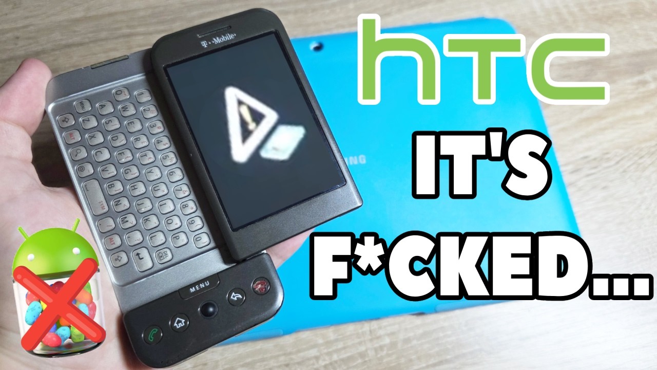 Trying to Custom ROM an 18-Year-Old Phone... (HTC Dream)