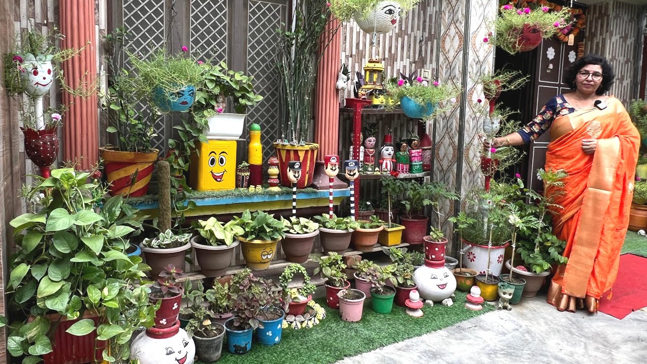 दूर-दूर से लोग देखने आते हैं मेरे Garden को देखने क्यों कि ये बगीचा है सबसे सुंदर USE Waste Material