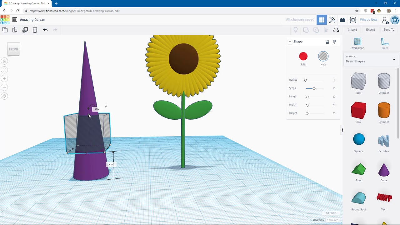 TinkerCAD - Flower