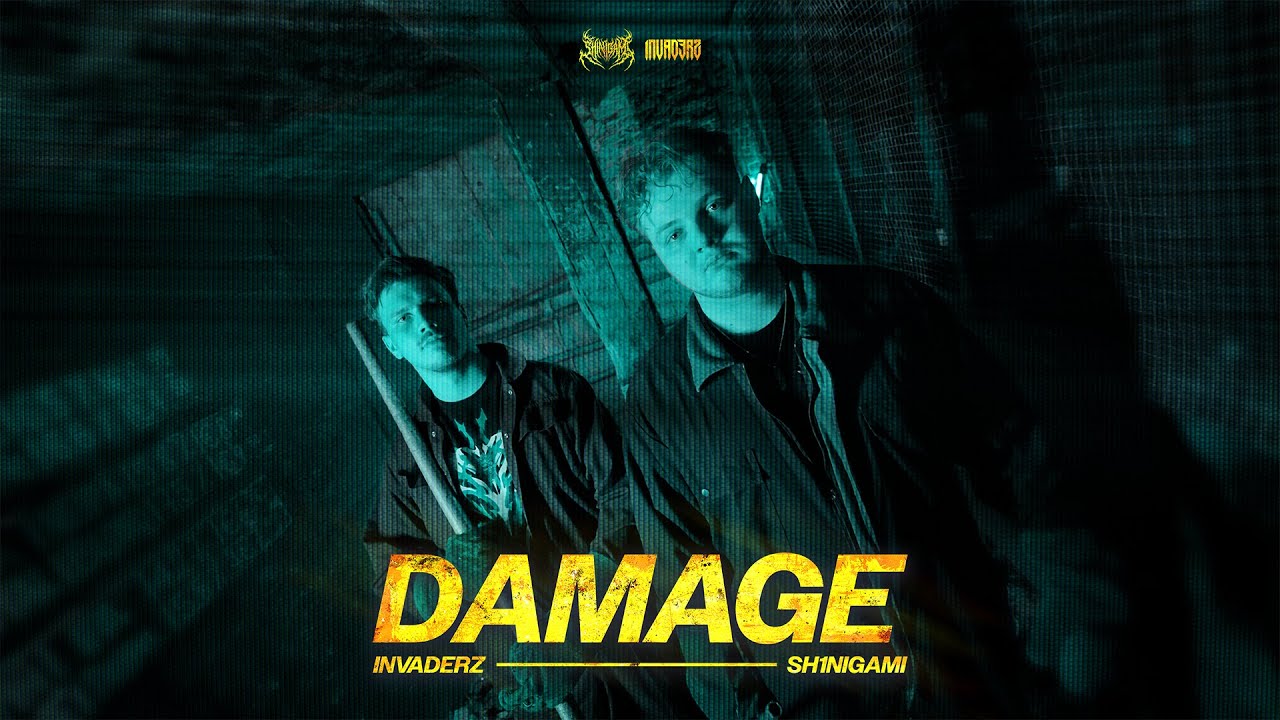 Invaderz & Sh1nigami - DAMAGE (Official Hardstyle Video)