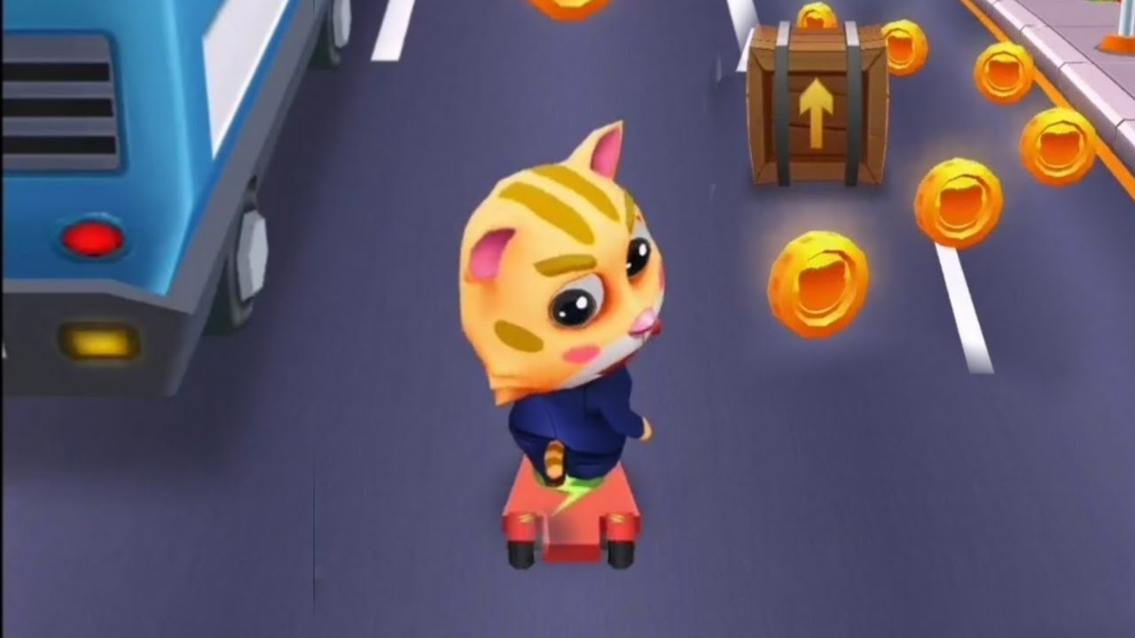 Games for kids | Happy Cat Runner: Decorate Home Part 1