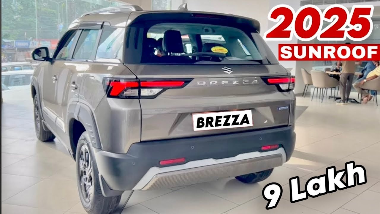 New BREZZA Zxi 2025 Grey Colour Updated Model || Maruti Suzuki BREZZA Zxi 2nd Top Model Review
