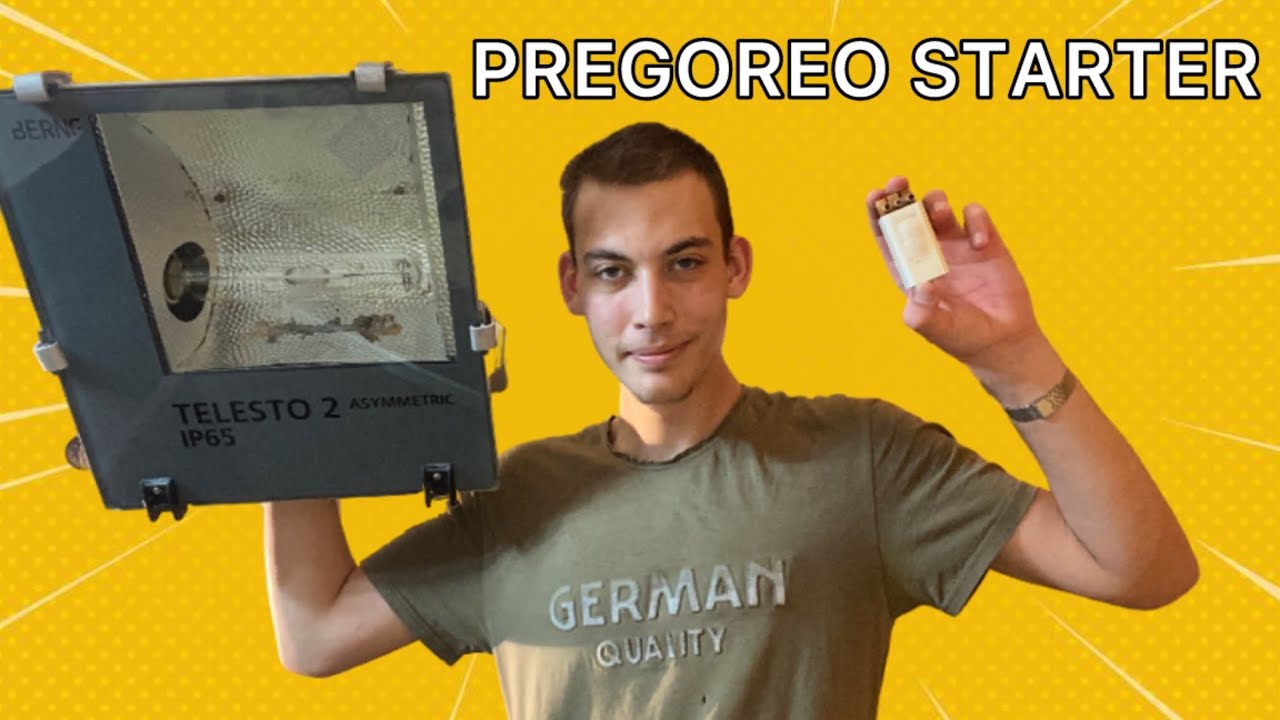 ZAMENA STARTERA U METALHALOGENOM REFLEKTORU 400W (problem prilikom uključenja) 