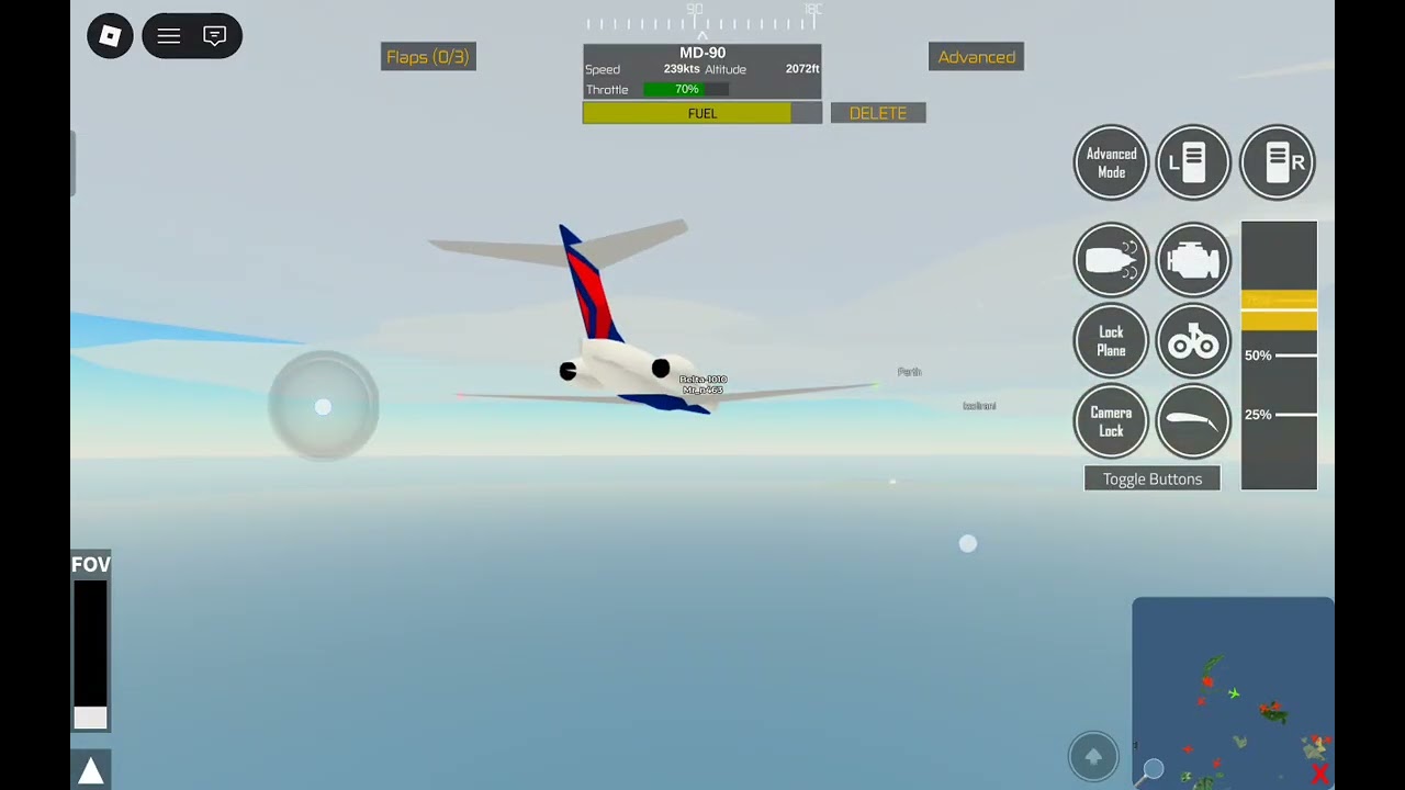 Delta airlines MD 90 full flight video 