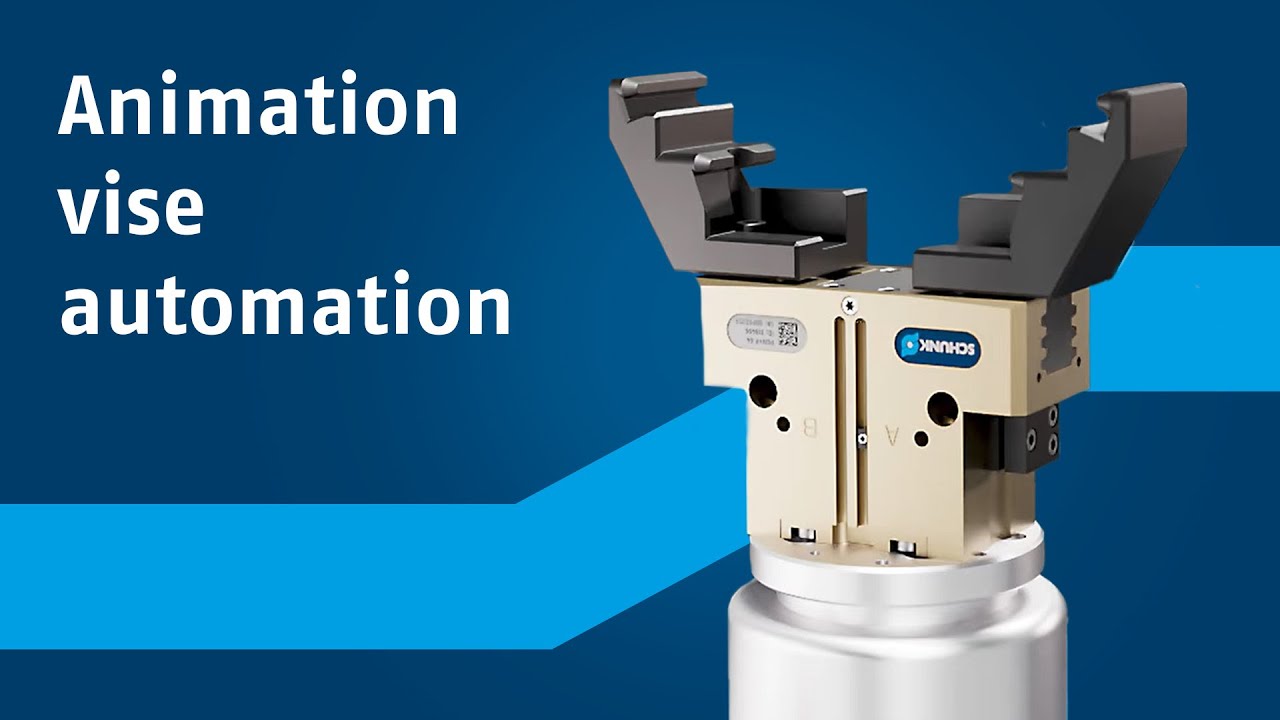 Machine Tending – Animation vise automation