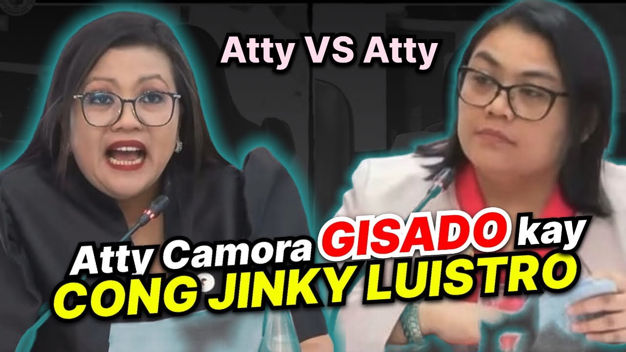 CONG JINKY LUISTRO GINISA SI COMMISSION ON AUDIT ATTY CAMORA KAUGNAY PA RIN SA OVP CONFIDENTIAL FUND