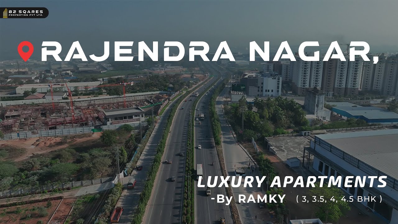 Ultra-Luxury Gated Community in Rajendra Nagar-Ramky | Premium 3&4BHK Apartments in South Hyderabad🏠