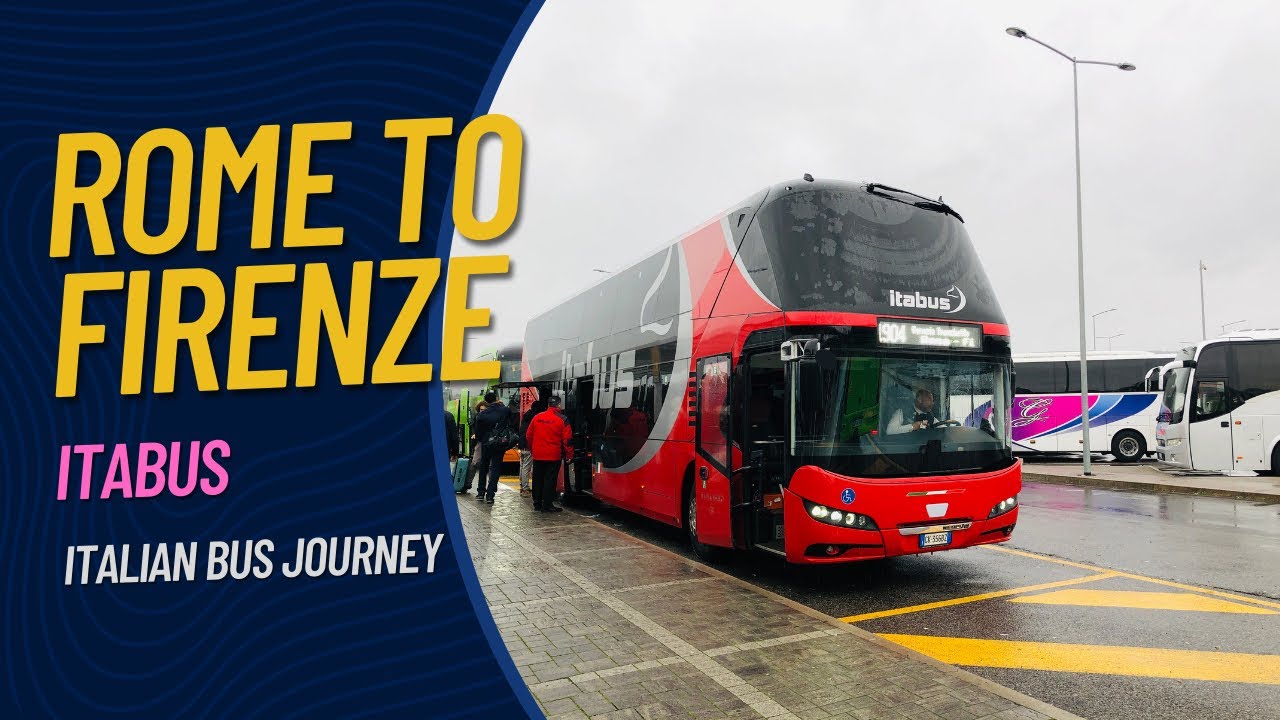 The Italian Highway 🇮🇹 | Rome to Firenze by italbus | italluan bus |  itabus viaggi low cost