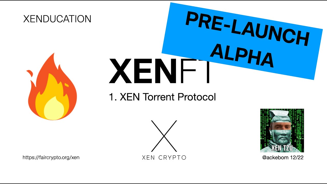 XENFT PRE LAUNCH ALPHA