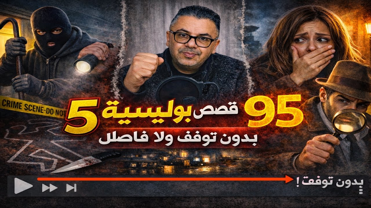 khomassiyat 95 الخماسية 🇲🇦 من أول دقيقة حتى آخر قصة… خمس جرائم حقيقية كتخليك تبقى متابع