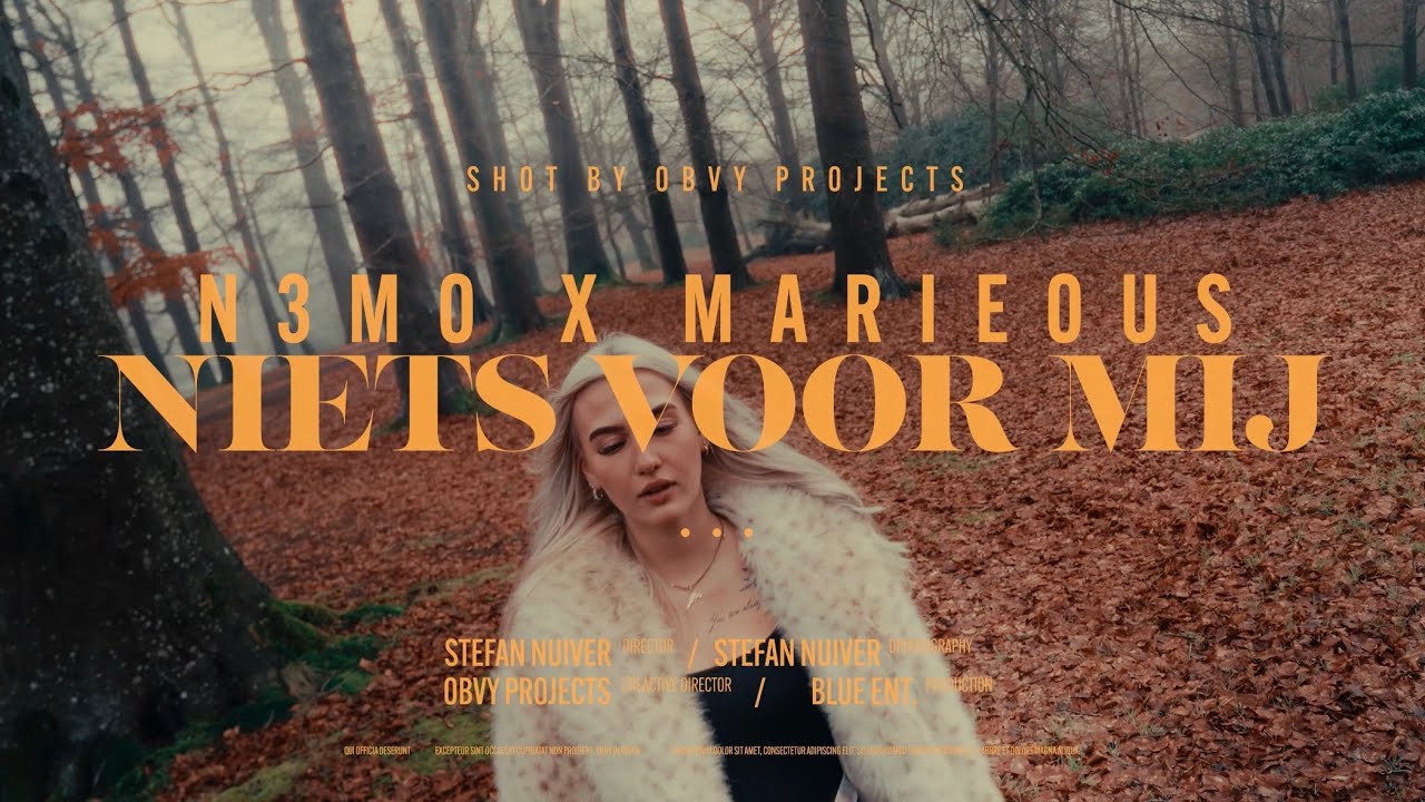 N3MO - NIETS VOOR MIJ FEAT: Marieous | Prod By: KleinBeats |