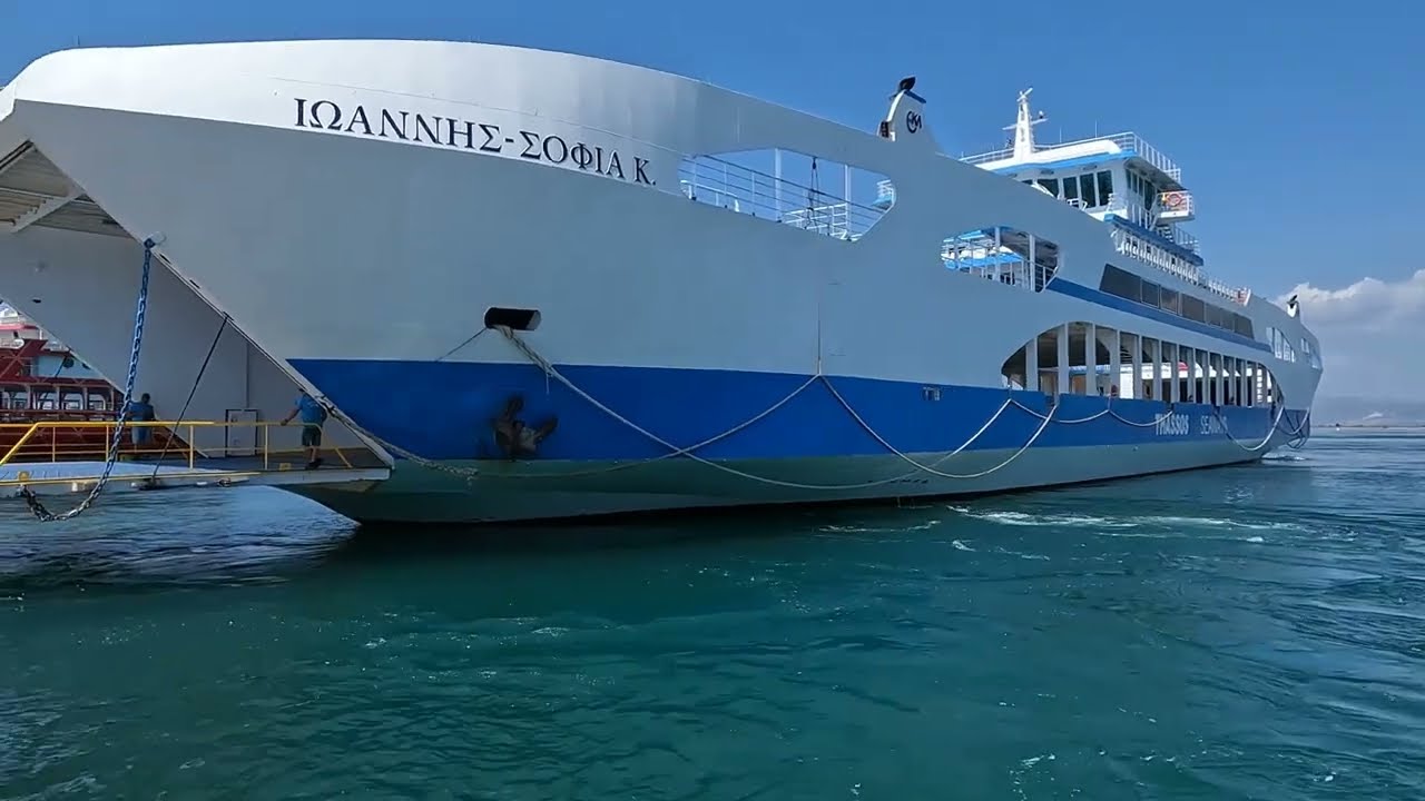 4К🇬🇷 KERAMOTI, Part 1 - Ferries and Paralia Beach / КЕРАМОТИ, Част 1 - Фериботите и Плажът 
