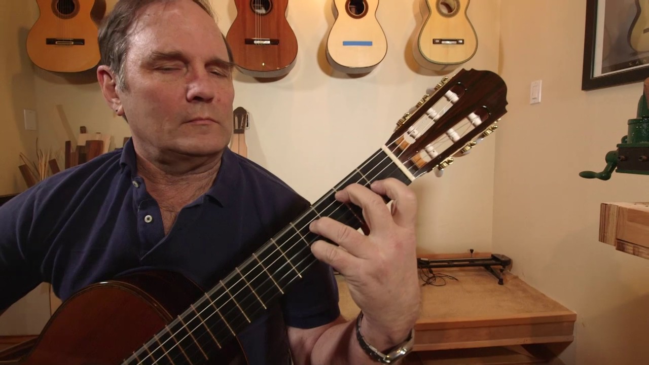 Greg Leupp plays two Michael Thames guitars