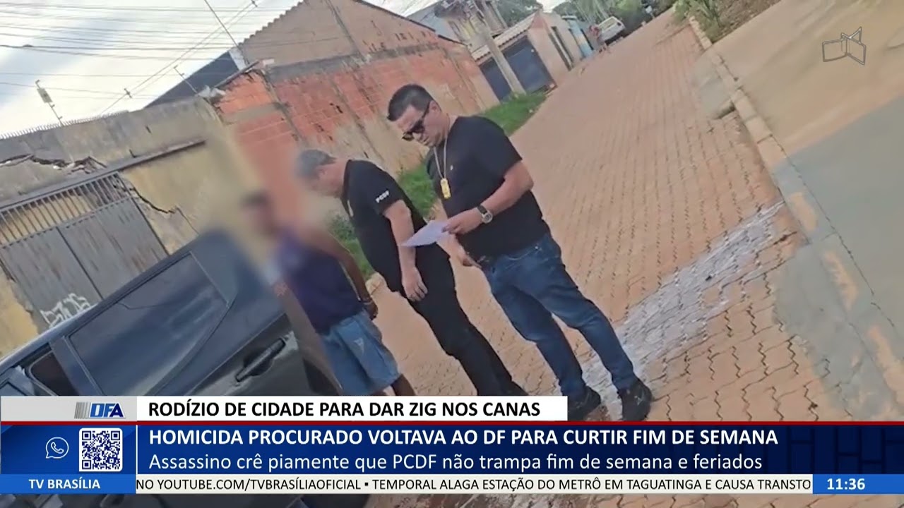 DF ALERTA - Homicida procurado voltava ao DF para curtir fim de semana