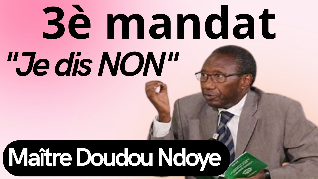 Maître Doudou Ndoye recadre les constitutionnalistes