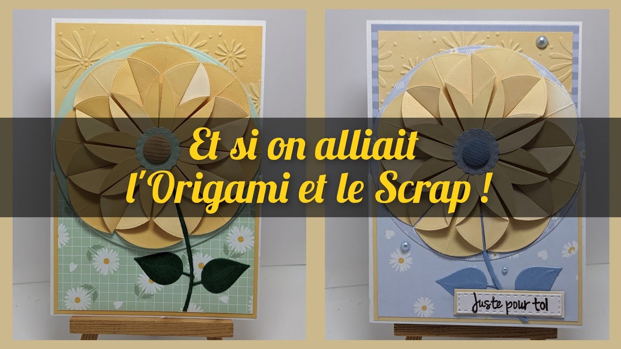 🌼 Tuto - Carte Origami 🌼
