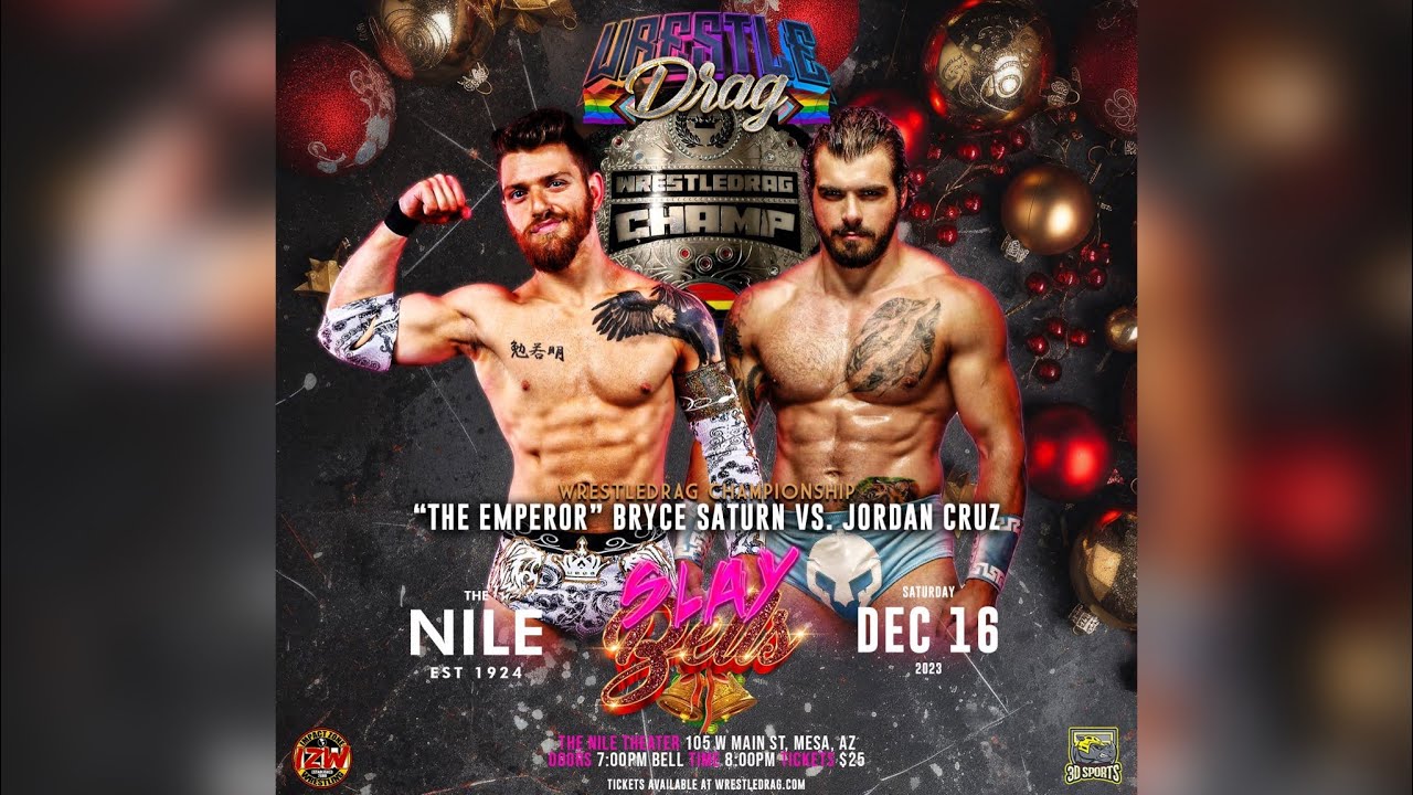 Bryce Saturn vs Jordan Cruz | WrestleDrag Championship | December 16th, 2023
