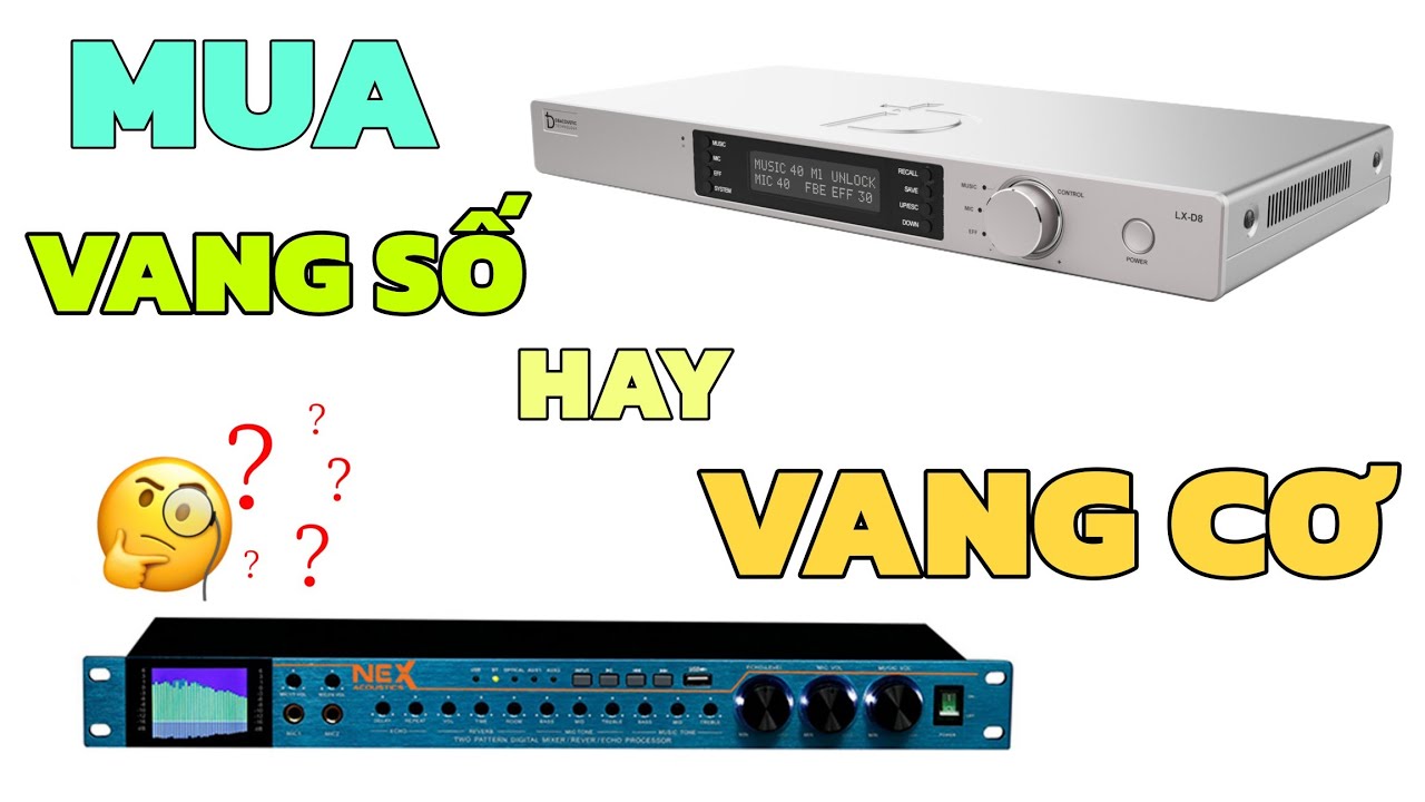 Nên dùng Vang cơ hay Vang số ?? Sự khác nhau giữa vang cơ và vang số??