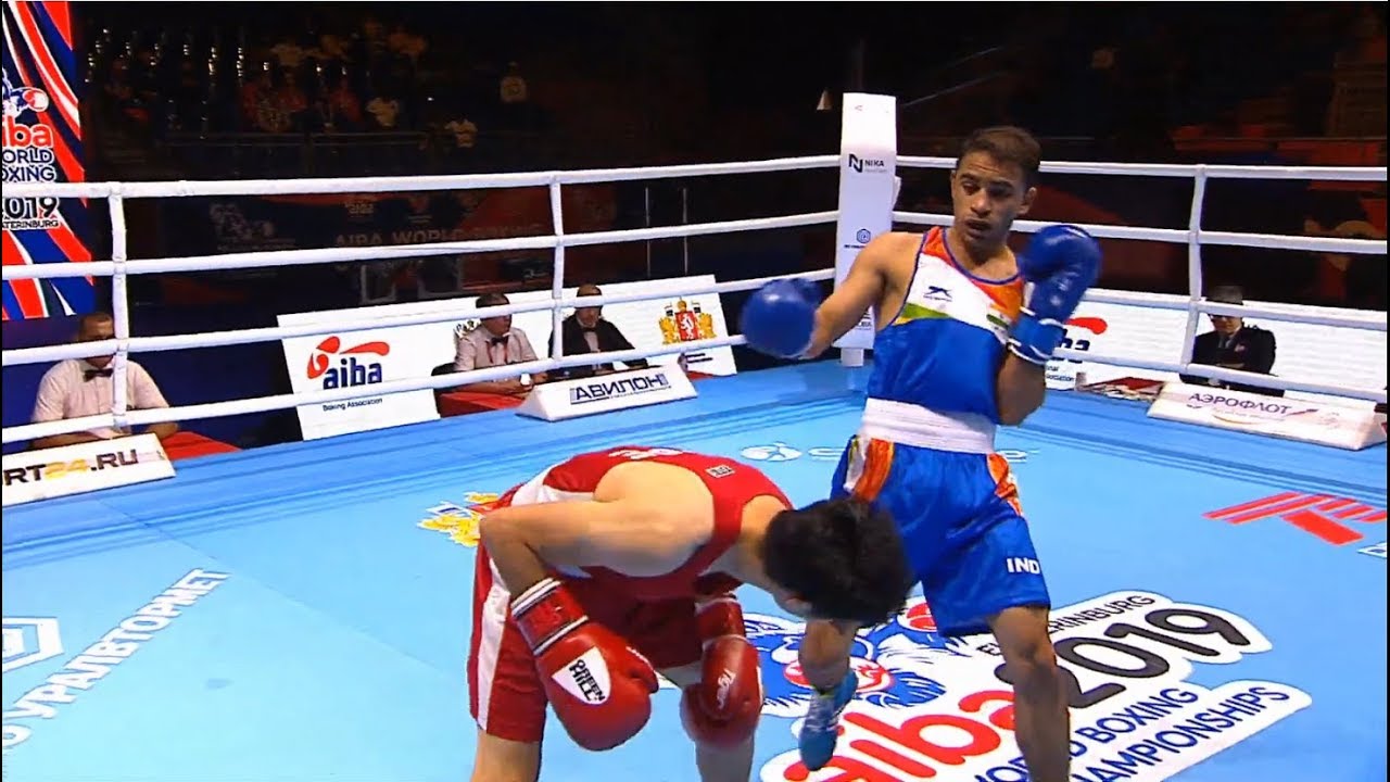 Round of 32 (52kg)  TU Po-Wei (TPE) vs AMIT (IND) /AIBA World 2019