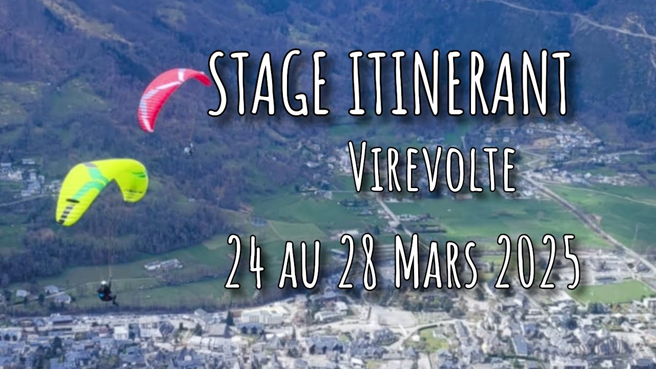 Stage Itinérant Virevolte du 24 au 28 Mars 2025
